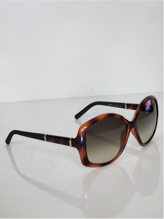 Chloé NEW Tortoise Brown Gradient Oversized Sunglasses 